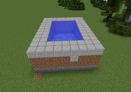 This is in my backyard of my minecraft house replica. Small Swimming Pool Blueprints For Minecraft Houses Castles Towers And More Grabcraft