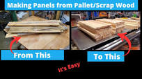 Pallet/Scrap Wood to Wood Panels