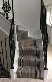Roger oates produces vibrant and eye catching stair runners in the uk, all created using traditional handmade techniques, their products are of the highest quality in both design and production. Roger Oates Flaxman Stone Stair Runner In Woking Surrey Craftsman Staircase Surrey By Higherground Houzz