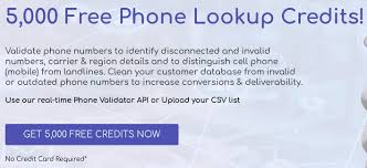 Free cell phone number lookup with name at no charge is now possible with peeplookup. Phone Validator Free Phone Number Validation Carrier Lookup Real Validito