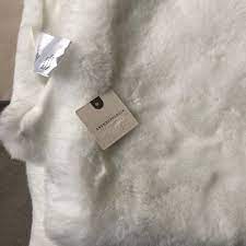 Anthropologie Bedding Anthropologie Sophie Faux Fur Throw Poshmark