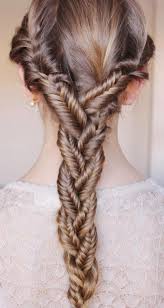 By the way, a great option if you grow a bang! Summer Hair Ideas Triple Fish Tail Braided Elegance Hairstyles Weekly