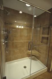 Fiberglass Shower Pan Bathroom Traditional With Alcove Clear Glass Shower Door Corner Seat Cybb Fiberglass Shower Pan Building A Shower Pan Fiberglass Shower