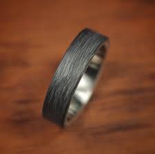 Forged Carbon Fiber And Titanium Wedding Ring Titanium Wedding Rings Carbon Fiber Rings Rings