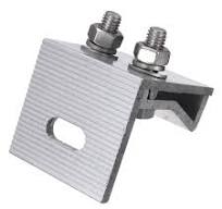 Abrazadera de aluminio Klip Lok trapezoidal inclinada para ...