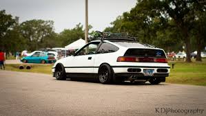 Black And White Hatchback Honda Crx On Diamond Racing Steelies Rides Styling Honda Crx Honda Hatchback Honda