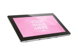 Download 3d Angled View Tablet Computer Mockup Generator Mediamodifier