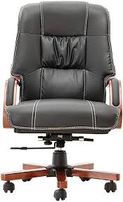They enable you to move around smoothly even while sitting. Adck Thick Padded Leather Office Chair Ergonomic Wood High Back Reclining Executive Chair Pu Chair Sofa Lounger Dining Room Living Room Bedroom Amazon De Kuche Haushalt