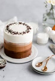 Chocolate Ombre Cake Recipe Cake Decorating Hazelnut Cake Chocolate Cake Decoration