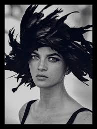 She is Thérèse. She was one of the very seldom french model I ever worked  with. She was a devinely and devishly, stricking, impressive and stunning  beauty. I wanted to get this