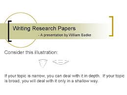 If you are a student in the university, your first stop in the quest for research paper examples will be the campus library where you can get to view the research sample papers of lecturers and other professionals in diverse fields plus those of fellow students who preceded. Writing Research Papers A Presentation By William Badke