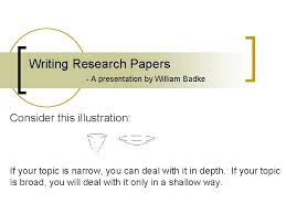 Bikram dhillon , student at fresno city college 4 years ago. Writing Research Papers A Presentation By William Badke