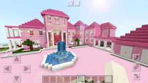 I built a small cottage! Pink House Minecraft Supermansion Girl Games Free For Android Apk Download