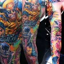 20 Coolest Comic Book Inspired Tattoos Marvel Tattoos Comic Tattoo Comic Book Tattoo