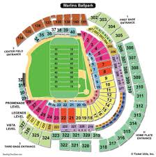 Decor Breathtaking Marlins Park Seating Chart For All