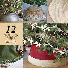 12 Modern Christmas Tree Skirts Modern Christmas Tree Modern Christmas Tree Skirts Holiday Decor Christmas