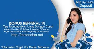 Totoharian Agen Togel Online Via Pulsa Terbesar Pelayan Teman Tips