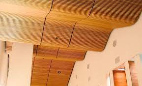 Particolare Controsoffitto In Legno Controsoffitti In Legno Design Del Soffitto Soffitti In Legno