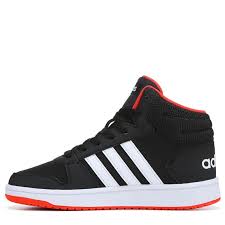 Adidas Neo Shoes Black And Orange Adidas Kids Hoops 2 High Top Sneaker Pre Grade School Shoes Black Red In 2020 High Top Sneakers Adidas Shoes Women Sneakers Fashion