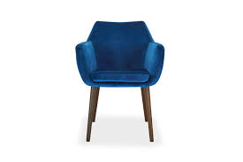 Get 5% in rewards with club o! Niagra Velvet Dining Chair Royal Blue Velvet Lounge Lovers