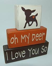 If the above deer hunting camera doesn't cover. Blocks Upon A Shelfoh My Deer I Love You So Baby Deer Hunting Room Hunting Deer Nursery Decor Hunting Baby Shower Primitive Country Wood Stacking Sign Blocks Home Decor Dailymail