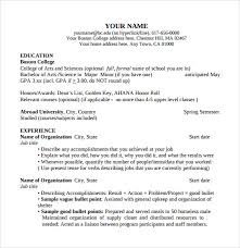 College student resume example and writing tips. Free 7 Sample College Student Resume Templates In Pdf Ms Word