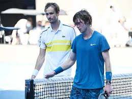 He is currently ranked by the association of tennis professionals (atp) as world no. Australian Open Medvedev Stays Cool In Heat To Topple Rublev Tennis News Times Of India