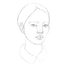 Draw a rough face shape down the extended line depending on the face you have in mind. How To Draw A Face In 6 Steps Arteza