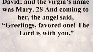 Dec 14 Luke 1 26 28 Luke 1 Daily Devotional Verse Of The Day