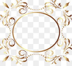 Wedding Borders Png Free Download Floral Wedding Invitation Background Gold flower frame transparent image format: floral wedding invitation background