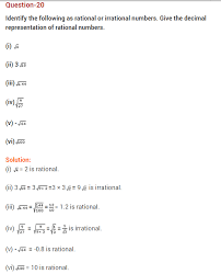 Number System Ncert Extra Questions For Class 9 Maths This Or That Questions Number System Math