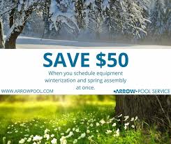 Save With Arrow Pool When You Schedule The Winterization Of Pool Equipment And Spring Assembly 610 731 7665 Poo Pool Service Pool Maintenance Pool Equipment