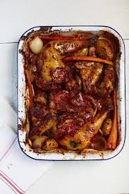Poulet Roti Au Vin Rouge Roast Red Wine Chicken The Happy Foodie Recipe Red Wine Chicken Rachel Khoo Recipes Recipes