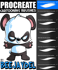 Cartooning Brush Set For Procreate By Beejaydel Cartoon Body Cartoon Sketches Cartoon Tutorial