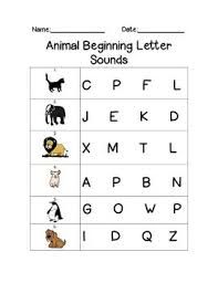 Animal Beginning Letter Sounds Letter Sounds Lettering Animal Letters