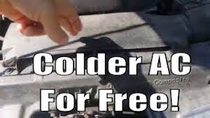 How do you recharge ac system? How To Make Your Cars Ac Colder For Free 3 Easy Ways Youtube