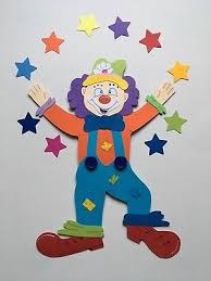Fensterbild Tonkarton Clown Karneval Deko Handarbeit Motiv 6 Neu Xxl Karneval Deko Karneval Deko Basteln Karneval Basteln