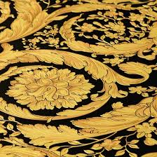 Black And Gold Baroque Wallpaper Versace Wallpaper Baroque Flowers Textured Gold Black And Beautiful Versace Wallpaper Wallpaper Art