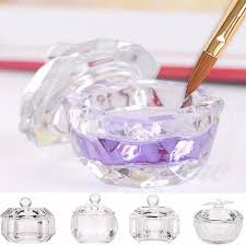 Cosmetic Tools Crystal Glass Dappen Dish Cup Nail Art Acrylic For Liquid Powder Unbranded Glass Nails Nail Art Supplies Nail Equipment