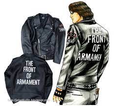 Pin Di Jaket Kulit Anime