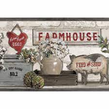 Roosters with egg cart wallpaper border gg54142b. Justborders Com Discount Wallpaper Border Superstore