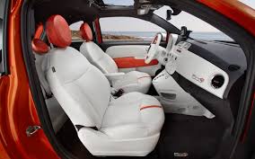 Totd What S Your Favorite New Car Interior Color Scheme Fiat 500e Fiat 500 Fiat