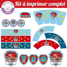 Pat Patrouille Kit Complet Pour Anniversaire En 2020 Pat Patrouille Decoration Pat Patrouille Patrouille