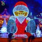 Giant Outdoor Decoration Christmas Santa Claus 3D LED Motif ...