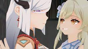 Pervert Lumine wants Shenhe | Genshin Impact - YouTube