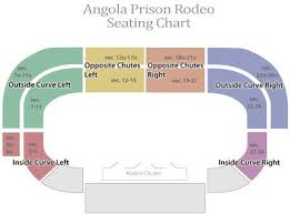 Seating Chart Trips Angola Rodeo Texas Travel Rodeo