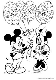 Minnie And Mickey Mouse Easter Eggs Balloons Mickey Coloring Pages Disney Coloring Pages Minnie Mouse Coloring Pages