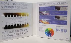 wella professionals illumina hair color swatch book binder