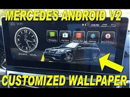 Mercedes Tesla Style Android Screen Part 8 10 25 Inch Dispaly W212 W204 W166 W205 W221 Youtube