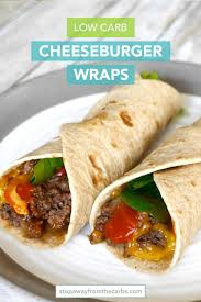 Need An Easy Tasty Lunch Try These Low Carb Cheeseburger Wraps A Keto Recipe That The Whole Family W In 2020 Low Carb Wraps Low Carb Burger Ground Beef Keto Recipes